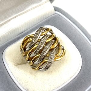 18金 K18 Pt900 プラチナ900 リング